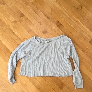 Wildfox Blue crop sweater